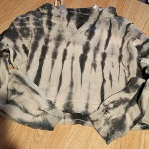 Tie-Dye Hooded Sweater